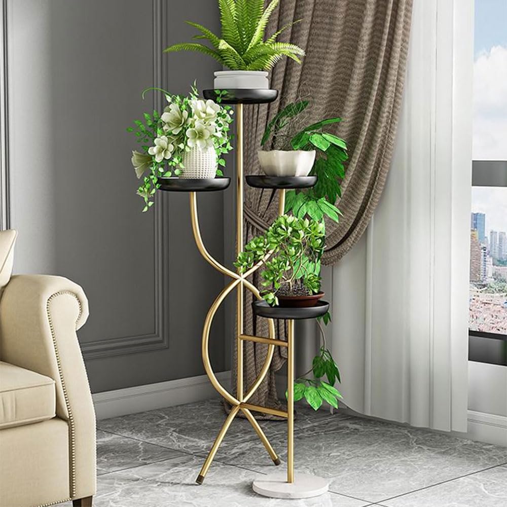 Amazon.co.jp: 北欧風 軽量 高級 植物棚 4段 植物スタンド 屋外用